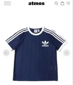 adidas ネイビー 半袖Tシャツ 3本ライン　新品タグ付き　アディカラー