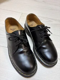 Dr. Martens 1461PW 3ホール UK8 ブラック レザー