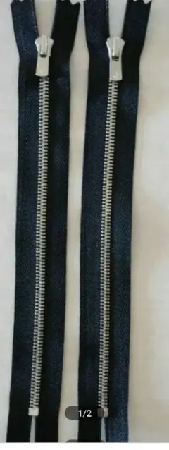 専用YKK高級ファスナーエクセラ艶シルバー20センチ100本セット3号