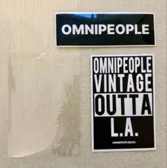 OMNIPEOPLE 非売品ステッカー LAヴィンテージ系 韓国ストリート　新品
