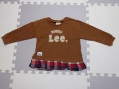 子供トレーナー ブラウン 長袖カットソー　サイズ100 トップス　Lee