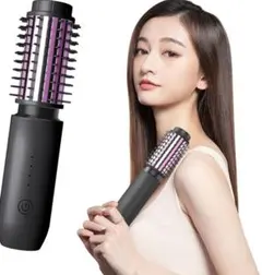 コードレス ヒートブラシ 40mm 温度調整 マイナスイオン
