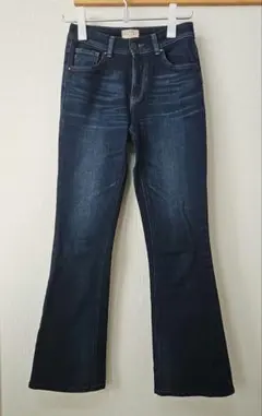 SOMETHING　SOPHIA　ブーツカットデニム・フレアデニム ダークブルー