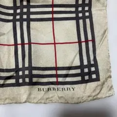 43 BURBERRY スカーフ 56×56 美品 上品 ノバチェックベージュのサムネイル