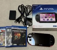 【動作確認済み】psvita pch2000 ピンク×ブラック 箱付き【美品】