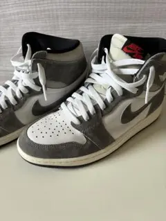 Nike Air Jordan 1 Black and Smoke Grey