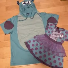 ディズニー　モンスターズインク　サリー　親子コーデ　お揃い　100サイズ