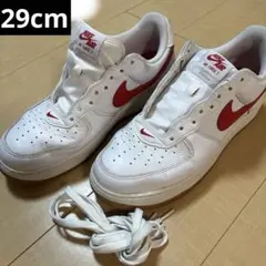 NIKE Air Force 1 Low ホワイト レッド ガムソール 29cmのサムネイル