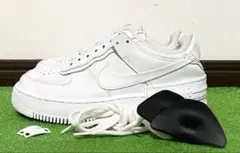 NIKE AIR FORCE 1 エアフォースワン!シャドウ!厚底!希少!白!