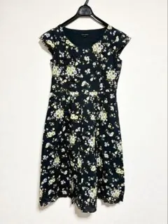 m687◆LAURA ASHLEY◆花柄ロングワンピース◆サイズ13◆綿100%