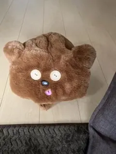 クマデザインのフワフワ帽子