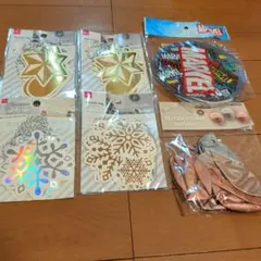 メタリックフラッグとバルーンセット♥同梱100引♥