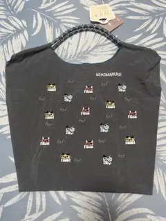 NEKOMARUKE 猫刺繍 エコバッグ