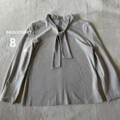 Paul Stuart （ポールスチュアート）/ブラウス8サイズ ボウタイ