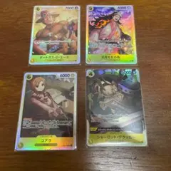 ワンピース カード　SR4枚セット　エース/モモの助/コアラ/クラッカー