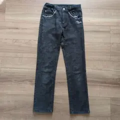 pom ponette junior　デニムパンツ　150 ブラックのサムネイル