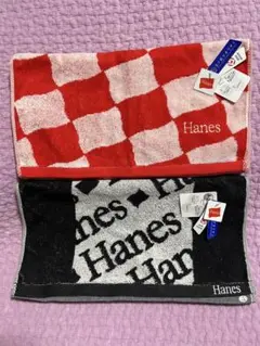 Hanes ヘインズ　フェイスタオル2枚