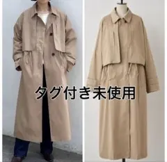 タグ付き未使用 ビアズリー マルチwayトレンチコート モカ キャメルのサムネイル