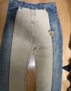 PHAT FARM PF Jeans パッチ付きデニムパンツ W42 Bboyのサムネイル