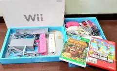 Wii 本体 + リモコン2本 + ゲームソフトマリオブラザーズ ドンキーコング