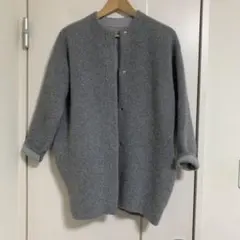 エレンディーク ラクーンカーディガン elendeek グレー　01