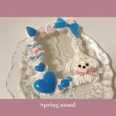 020 ホイップデコ トレカケース 硬質ケースデコ ピンク 水色 わんこ