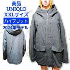 美品 ユニクロ ハイブリッド ダウン ジャケット 2XL 2024年 パーカー