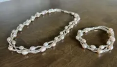 ※週末限定値下げ！ つき島真珠　ネックレス　ブレスレット　セット