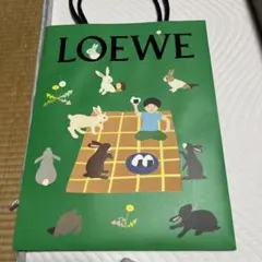LOEWE ショップ袋 ウサギ イラスト