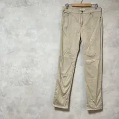 シネマクラブ　大きいサイズ　チノパン　ストレート　綿　コットン　ベージュ　L