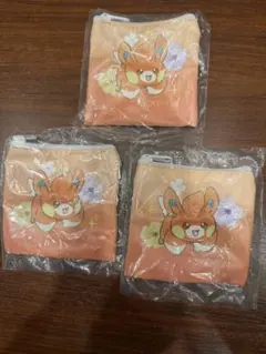 【新品未使用】ポケモン　ミニポーチ　パモ、イッカネズミ　3点セット