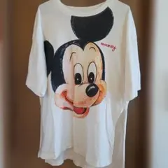 MOUSSY　マウジー　Disneyコラボ　 ミッキー Tシャツ ホワイトのサムネイル