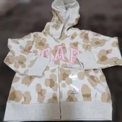 GAP アニマルプリント フード付きトレーナー 95cm