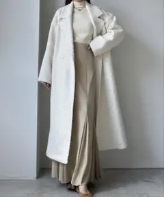 louren】flower mole jacquard coat - メルカリ