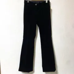 COUP DE CHANCE ベルベット ブラック パンツ サイズ【36】