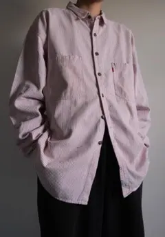 90s リーバイス Levi's シャツ ヴィンテージ ボロ ストライプシャツ