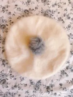 ベレー帽 ファー