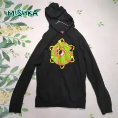 MISHKA　ミシカ　目玉　パーカー　黒　ブラック　フードありのサムネイル