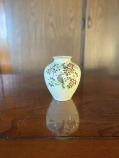 【九谷焼】花鳥絵柄の花瓶