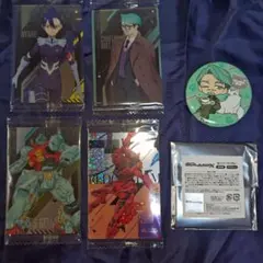 ガンダムジークアクス缶バッジ、ウエハースカード