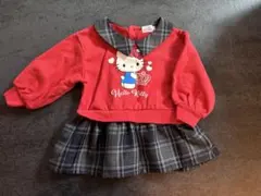 BABYDOLL サンリオ チェックドッキングワンピース 90cm