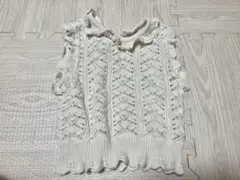 Cutenly Baby ベビーベスト 80cm ホワイト