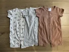H&M ロンパース 3枚セット　6-9M