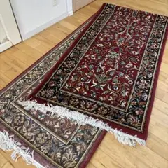 IKEA 絨毯 ペルシャ絨毯風 ラグ カーペット レッド系 - メルカリ
