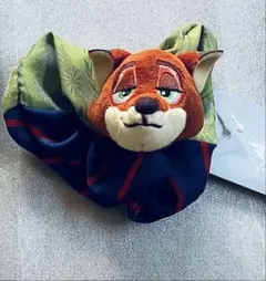 【新品未使用・送料込】ディズニーストア ズートピア ニック シュシュ