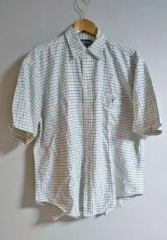 90s Ralph Lauren BIG SHIRT 半袖 BDシャツ Ｌ