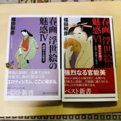 「春画 浮世絵の魅惑 IV 」「春画 浮世絵の魅惑 VI 」セット