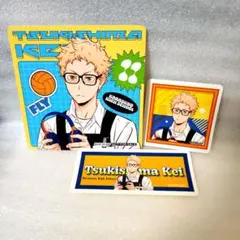 ハイキュー!! タワレコカフェ 月島蛍 コースター ステッカーセット