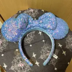 Disney Resort ミニー カチューシャ スパンコール ブルーのサムネイル