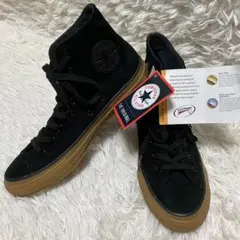 新品✨コンバースオールスター　スエードCONVERSE BLACK SUEDE